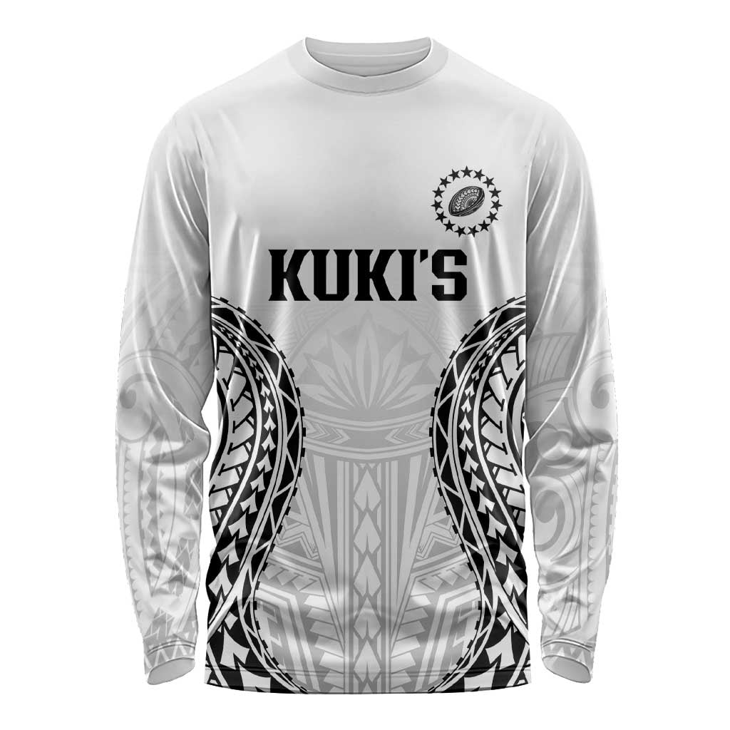 World Rugby Cook Islands Long Sleeve Shirt Kukis Make History - Polynesian Pride