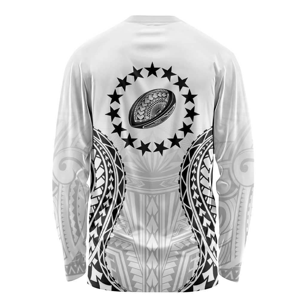 World Rugby Cook Islands Long Sleeve Shirt Kukis Make History - Polynesian Pride