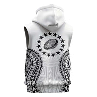 World Rugby Cook Islands Sleeveless Hoodie Kukis Make History - Polynesian Pride