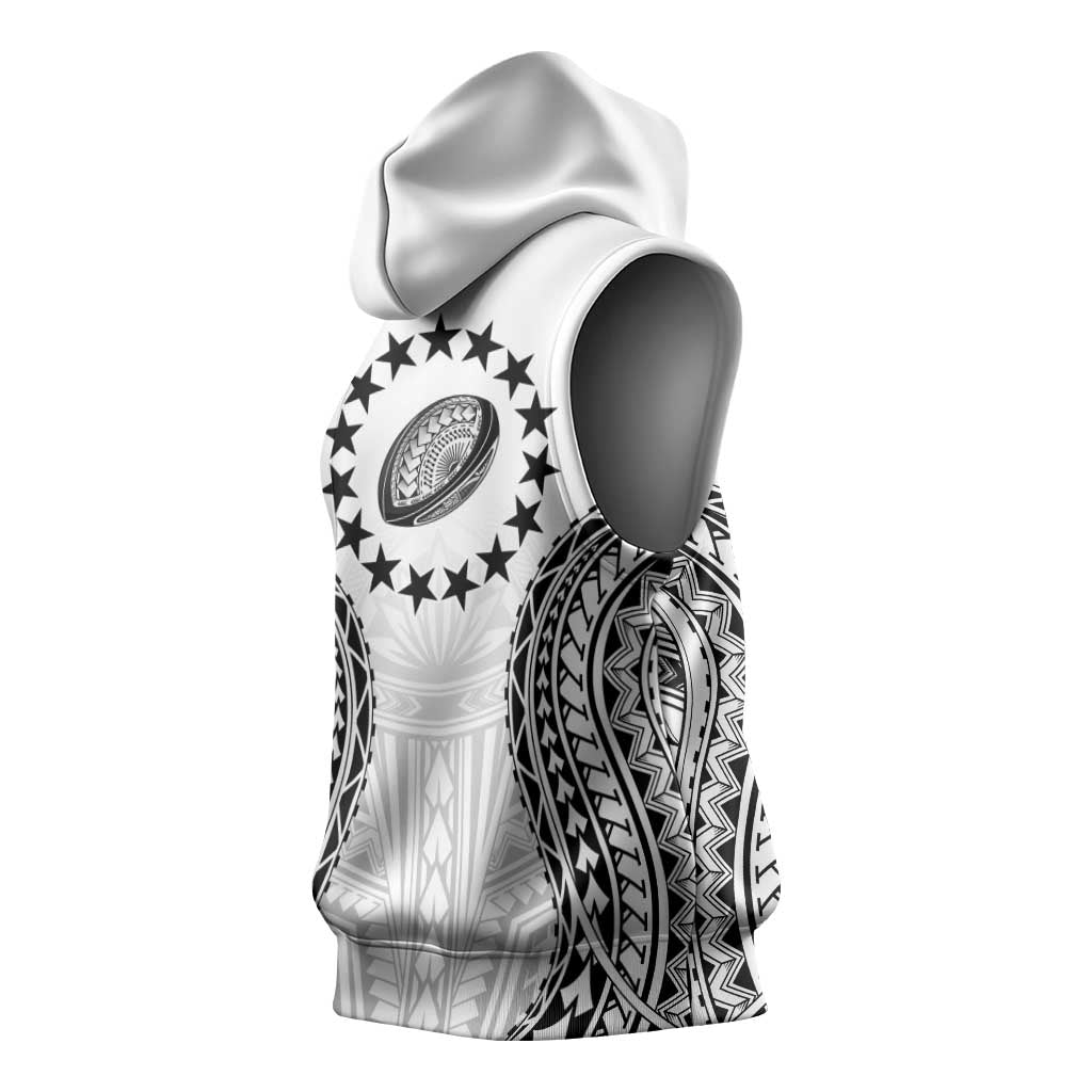 World Rugby Cook Islands Sleeveless Hoodie Kukis Make History - Polynesian Pride