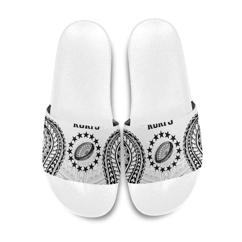 World Rugby Cook Islands Slide Sandals Kukis Make History - Polynesian Pride