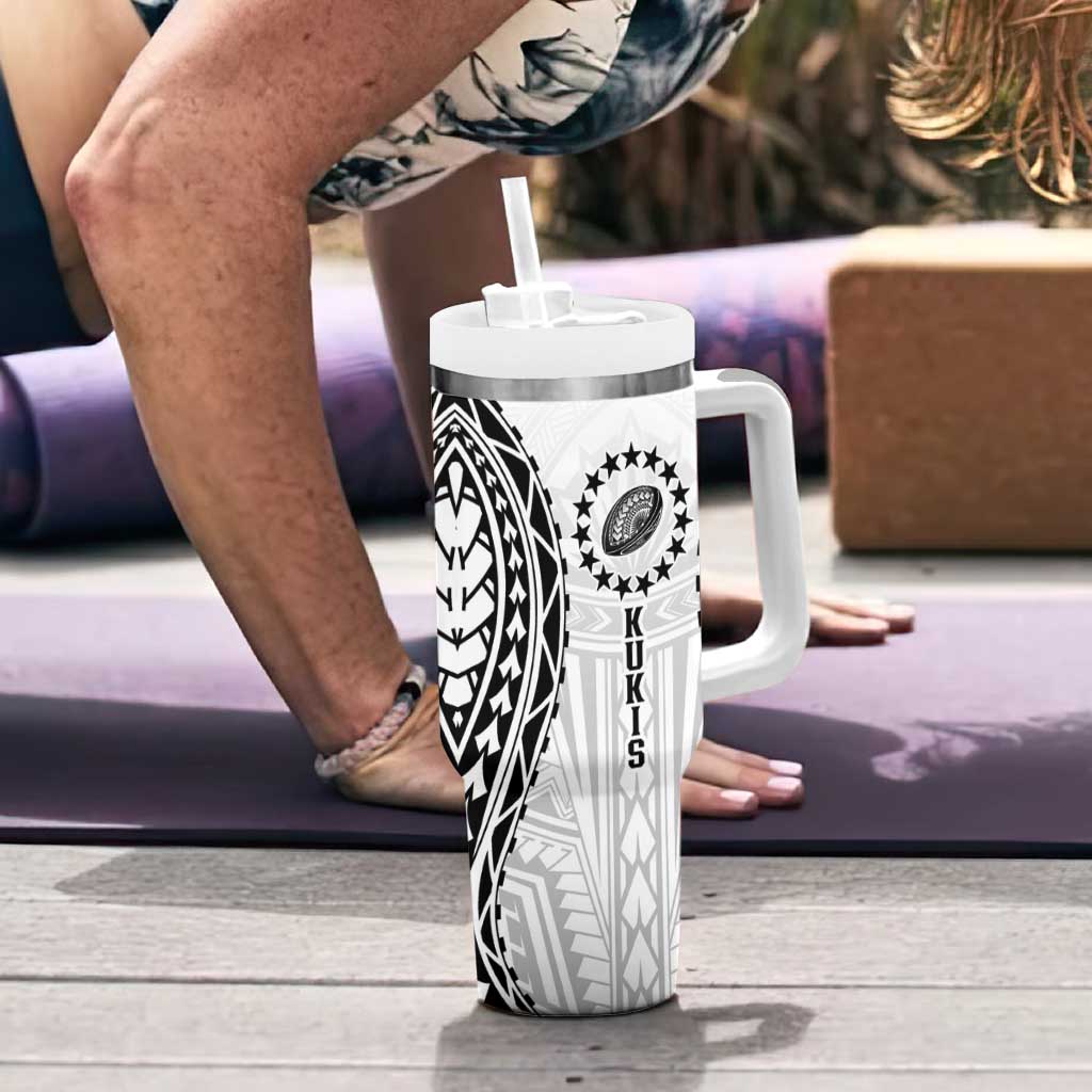 World Rugby Cook Islands Tumbler With Handle Kukis Make History - Polynesian Pride