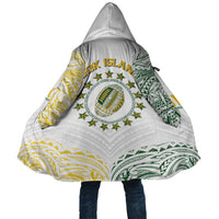 World Rugby Cook Islands Cloak White Polynesian Tribal Pattern - Polynesian Pride