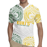 World Rugby Cook Islands Rugby Jersey White Polynesian Tribal Pattern - Polynesian Pride