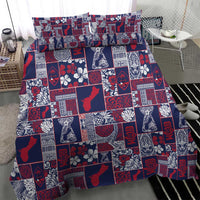 Guam Felis Pasgua Bedding Set Pacific Patchwork Xmas Vibes - Polynesian Pride