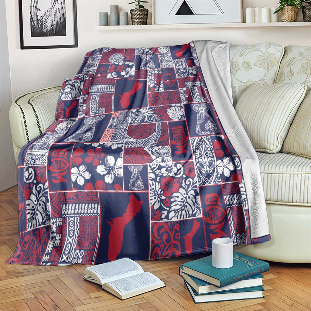 Guam Felis Pasgua Blanket Pacific Patchwork Xmas Vibes - Polynesian Pride