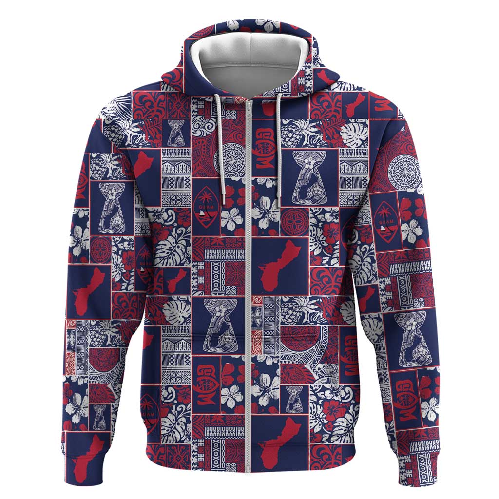 Guam Felis Pasgua Hoodie Pacific Patchwork Xmas Vibes - Polynesian Pride