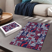 Guam Felis Pasgua Puzzle Pacific Patchwork Xmas Vibes LT9 - Polynesian Pride