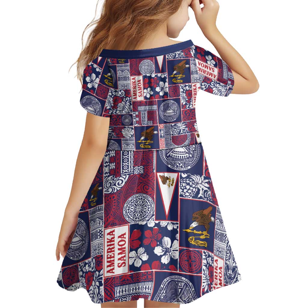 Manuia le Kerisimasi American Samoa Family Matching Summer Maxi Dress and Hawaiian Shirt Pacific Patchwork Xmas Vibes - Polynesian Pride