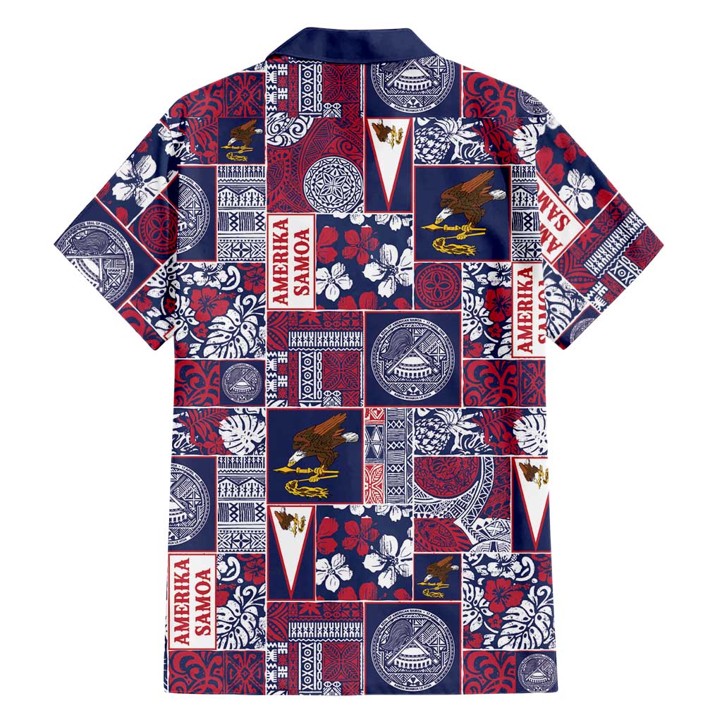 Manuia le Kerisimasi American Samoa Family Matching Summer Maxi Dress and Hawaiian Shirt Pacific Patchwork Xmas Vibes - Polynesian Pride