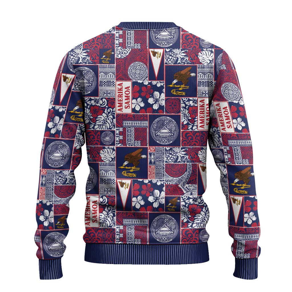 Manuia le Kerisimasi American Samoa Ugly Christmas Sweater Pacific Patchwork Xmas Vibes - Polynesian Pride