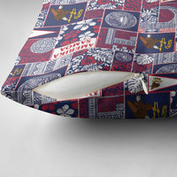 Manuia le Kerisimasi American Samoa Pillow Cover Pacific Patchwork Xmas Vibes - Polynesian Pride