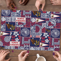 Manuia le Kerisimasi American Samoa Puzzle Pacific Patchwork Xmas Vibes - Polynesian Pride