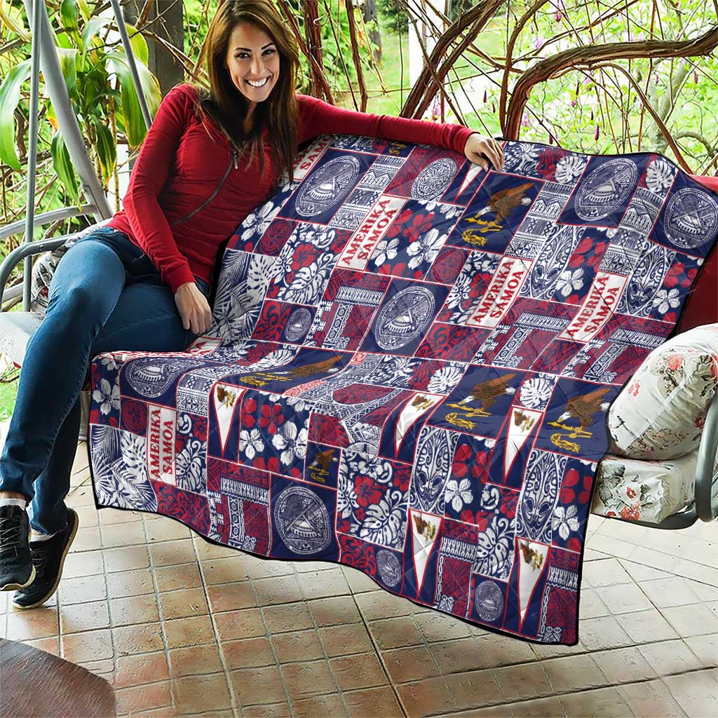 Manuia le Kerisimasi American Samoa Quilt Pacific Patchwork Xmas Vibes - Polynesian Pride