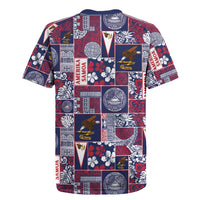 Manuia le Kerisimasi American Samoa Rugby Jersey Pacific Patchwork Xmas Vibes - Polynesian Pride