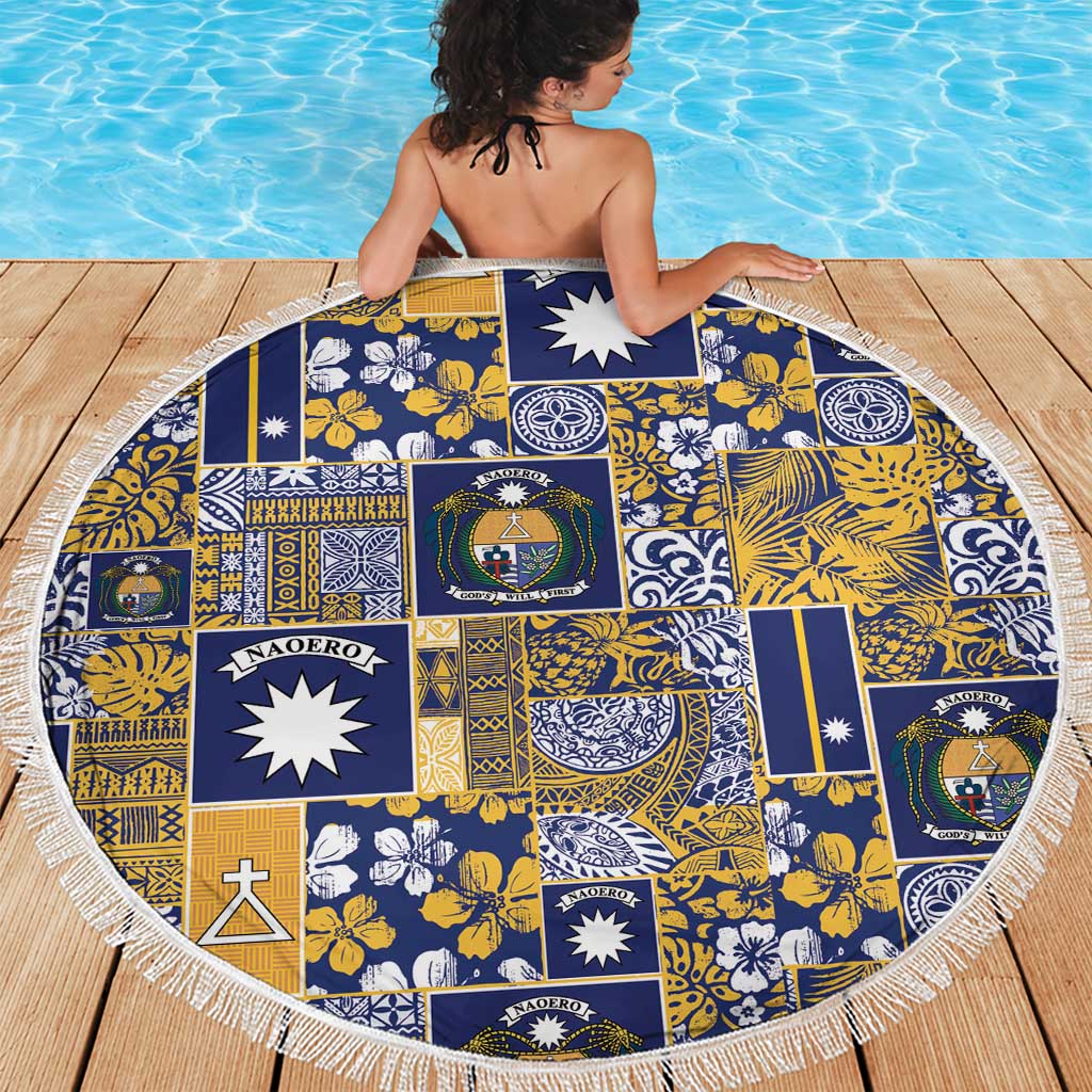 Ekamawir omo Nauru Beach Blanket Pacific Patchwork Xmas Vibes - Polynesian Pride