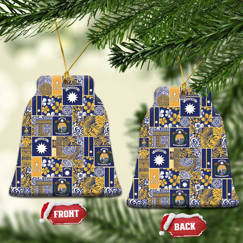 Ekamawir omo Nauru Ceramic Ornament Pacific Patchwork Xmas Vibes - Polynesian Pride