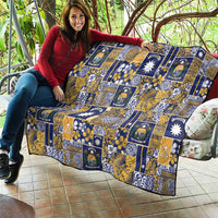 Ekamawir omo Nauru Quilt Pacific Patchwork Xmas Vibes - Polynesian Pride