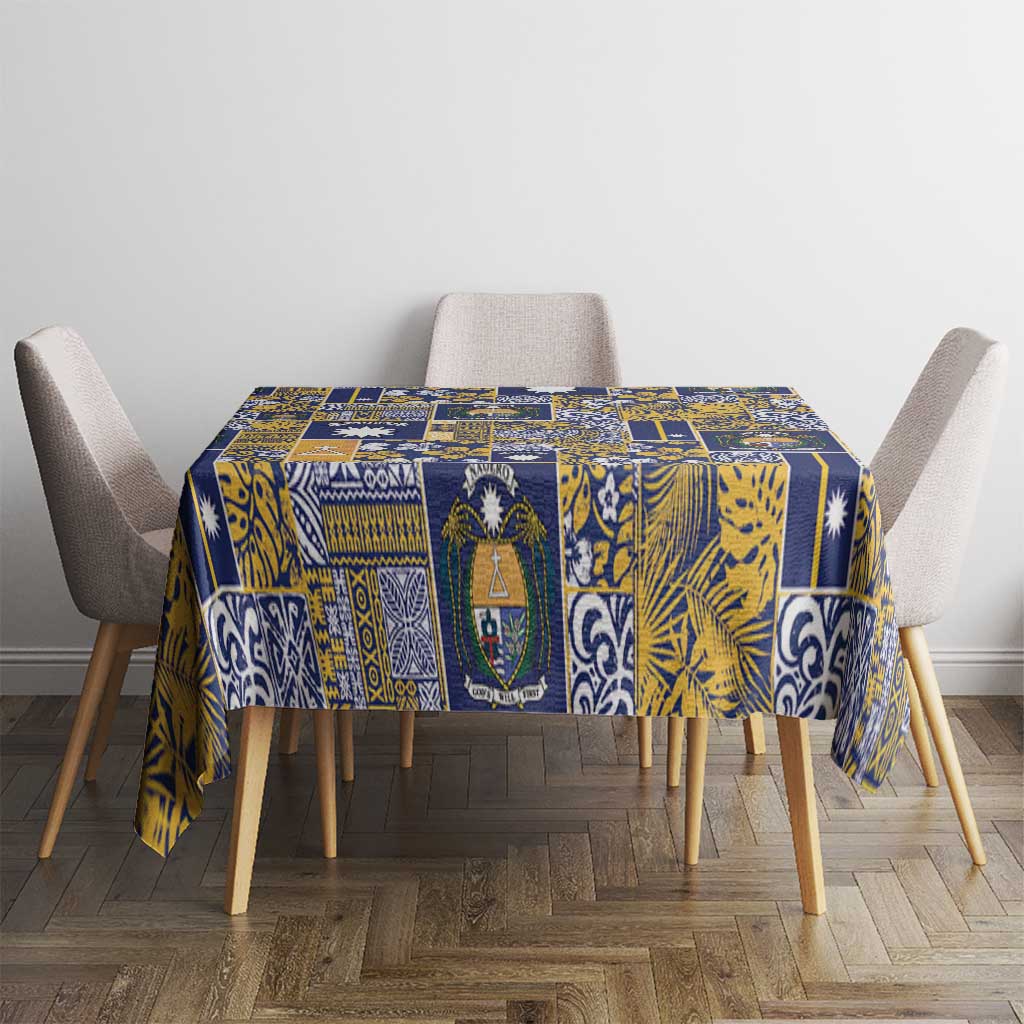 Ekamawir omo Nauru Tablecloth Pacific Patchwork Xmas Vibes - Polynesian Pride