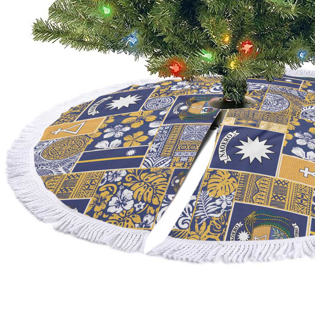 Ekamawir omo Nauru Tree Skirt Pacific Patchwork Xmas Vibes - Polynesian Pride