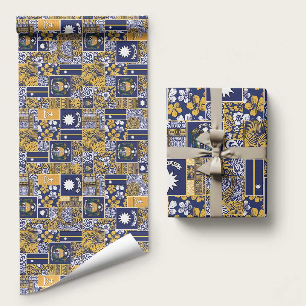 Ekamawir omo Nauru Wrapping Paper Pacific Patchwork Xmas Vibes - Polynesian Pride