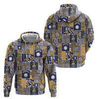 Ekamawir omo Nauru Zip Hoodie Pacific Patchwork Xmas Vibes - Polynesian Pride