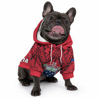 Polynesian Independent State of Samoa Red Pet Hoodie LT9 - Polynesian Pride