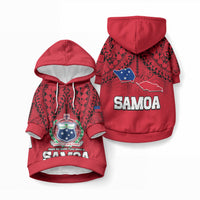 Polynesian Independent State of Samoa Red Pet Hoodie LT9 Pullover Red - Polynesian Pride