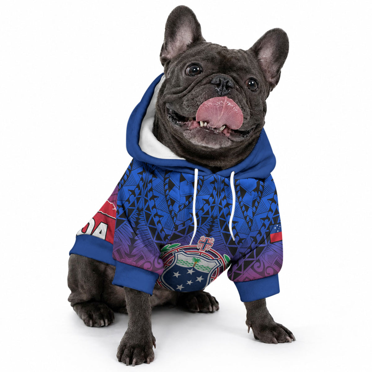 Polynesian Independent State of Samoa Gradient Pet Hoodie LT9 - Polynesian Pride