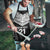 New Zealand Black Fern Custom Apron Maori Tukutuku Black-white Motif - Polynesian Pride