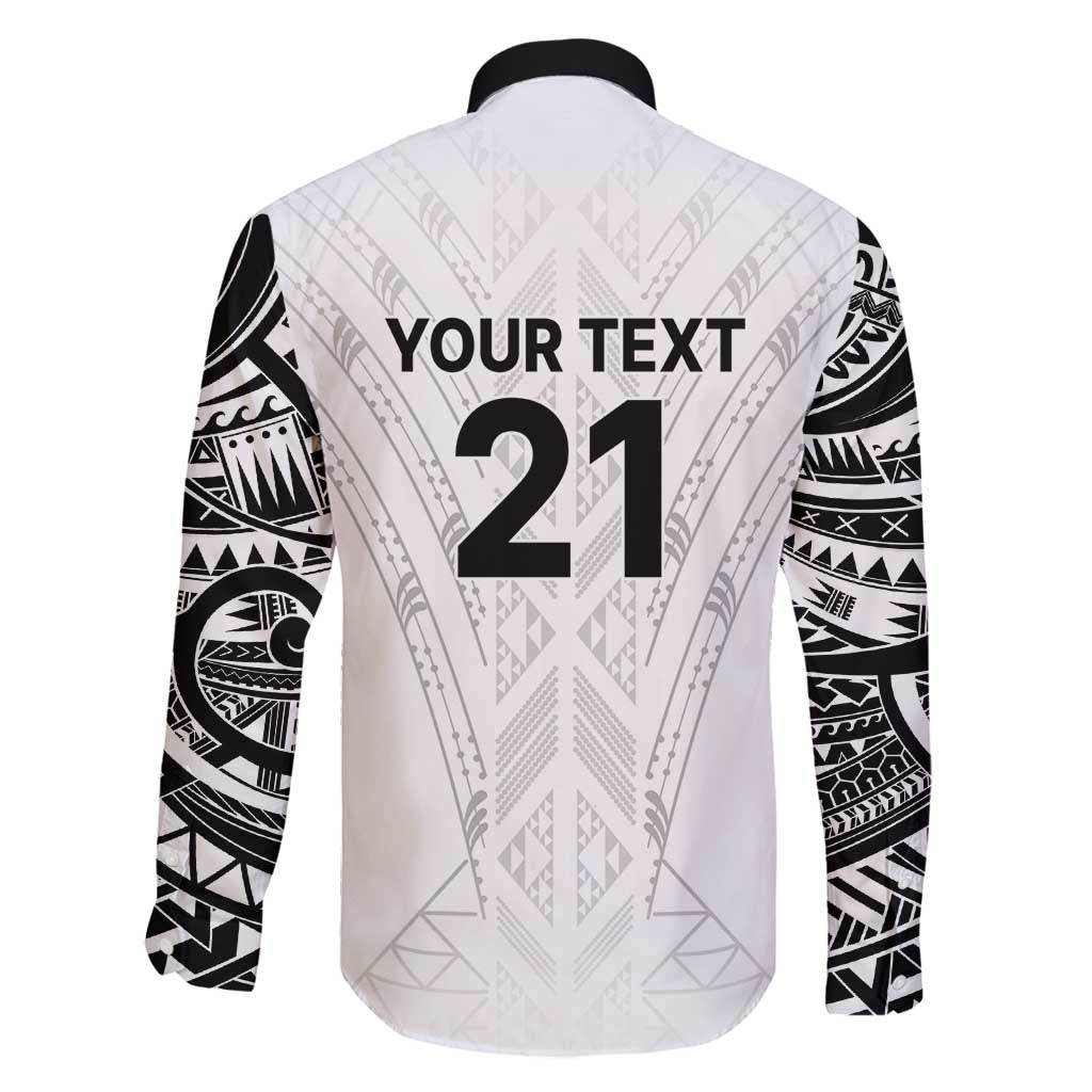 New Zealand Koru Fern Custom Family Matching Off Shoulder Maxi Dress and Hawaiian Shirt Simple Taniko Motif