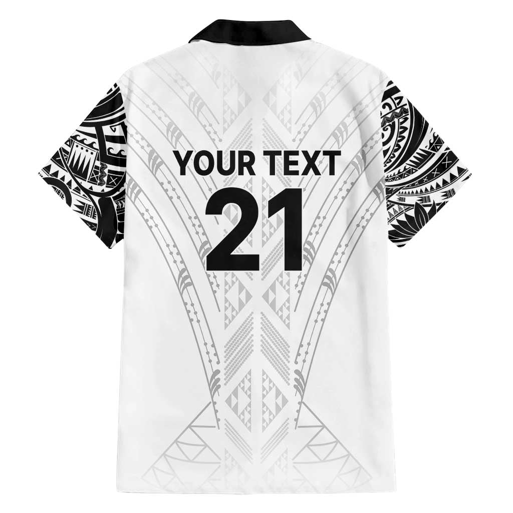 New Zealand Koru Fern Custom Family Matching Tank Maxi Dress and Hawaiian Shirt Simple Taniko Motif