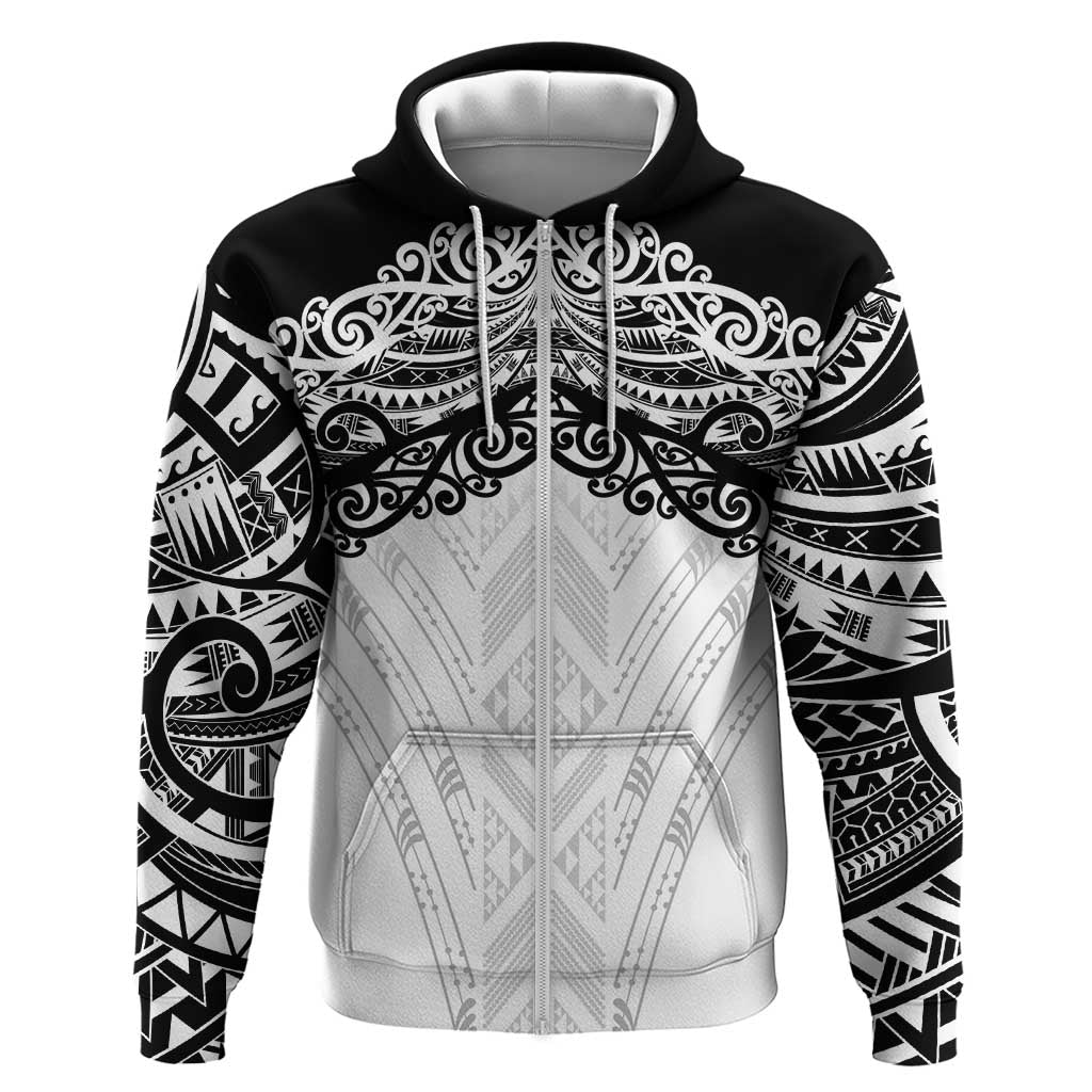 New Zealand Koru Fern Custom Hoodie Simple Taniko Motif