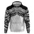 New Zealand Koru Fern Custom Hoodie Simple Taniko Motif