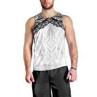 New Zealand Koru Fern Custom Men Tank Top Simple Taniko Motif