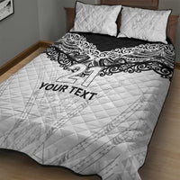 New Zealand Koru Fern Custom Quilt Bed Set Simple Taniko Motif