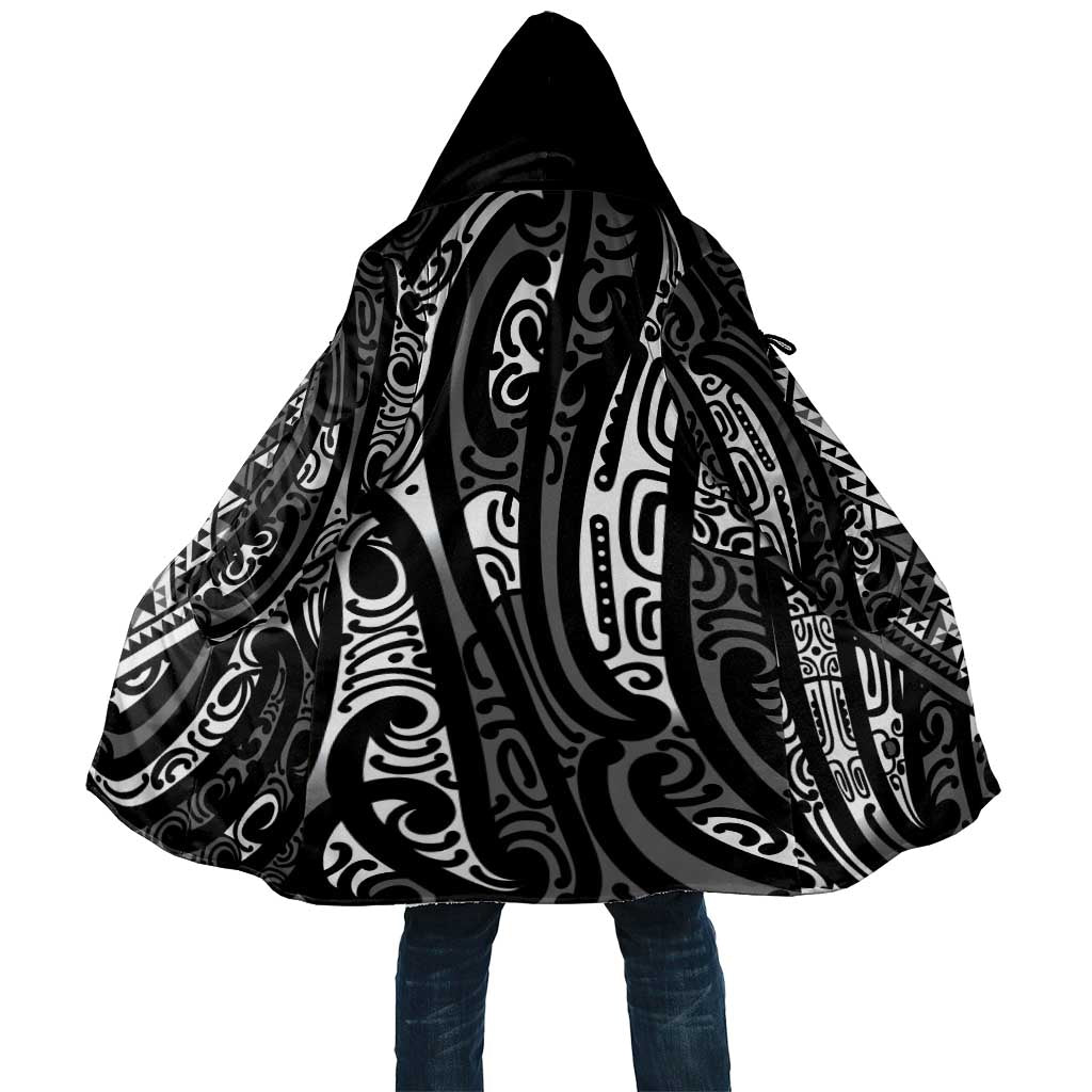 New Zealand Maori Taniko Cloak Black Kowhaiwhai Puhoro - Polynesian Pride