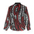 New Zealand Maori Taniko Women Casual Shirt Red Kowhaiwhai Puhoro