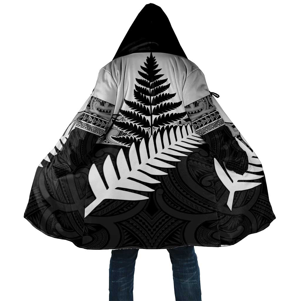 New Zealand Silver Fern Cloak Maori Koru Mixed Taniko Pattern - Polynesian Pride