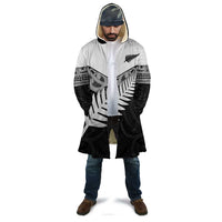 New Zealand Silver Fern Cloak Maori Koru Mixed Taniko Pattern - Polynesian Pride