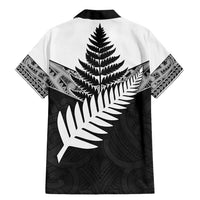 New Zealand Silver Fern Family Matching Mermaid Dress and Hawaiian Shirt Maori Koru Mixed Taniko Pattern