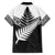 New Zealand Silver Fern Family Matching Puletasi and Hawaiian Shirt Maori Koru Mixed Taniko Pattern
