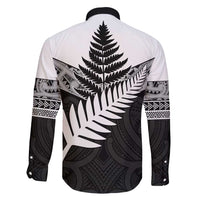 New Zealand Silver Fern Family Matching Puletasi and Hawaiian Shirt Maori Koru Mixed Taniko Pattern LT9 - Polynesian Pride