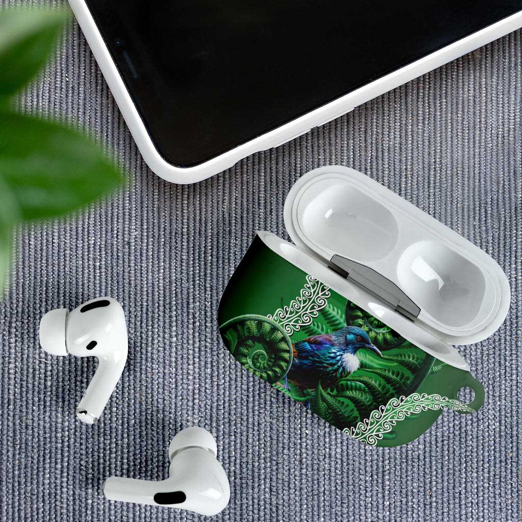 Tui Bird Koru Silver Fern Aotearoa AirPods Case