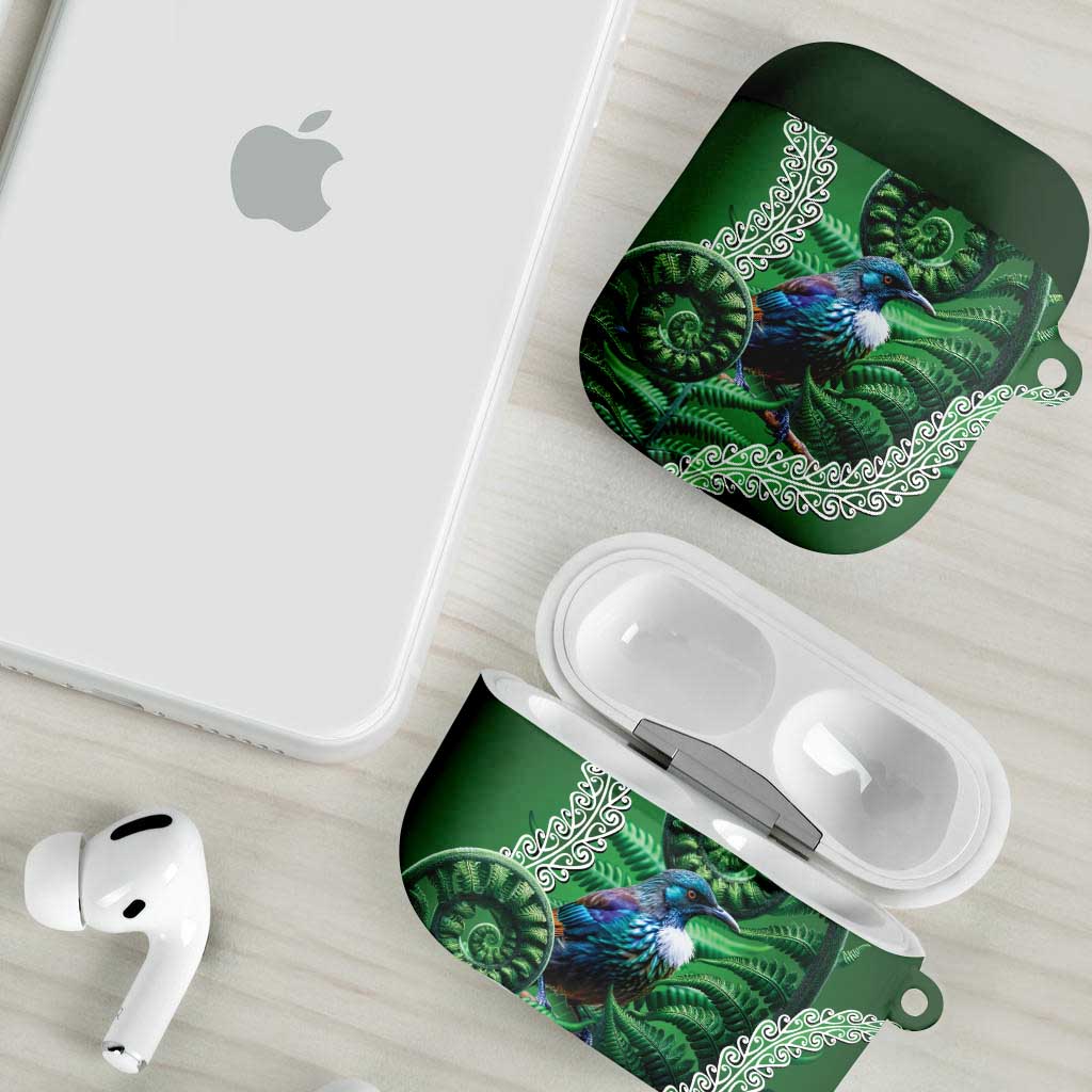 Tui Bird Koru Silver Fern Aotearoa AirPods Case