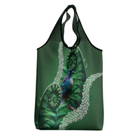 Tui Bird Koru Silver Fern Aotearoa Grocery Bag