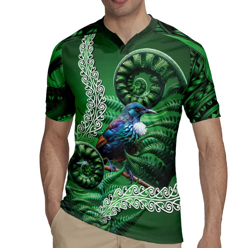 Tui Bird Koru Silver Fern Aotearoa Rugby Jersey