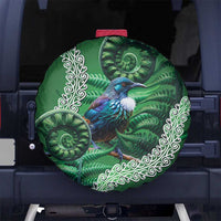 Tui Bird Koru Silver Fern Aotearoa Spare Tire Cover