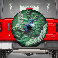 Tui Bird Koru Silver Fern Aotearoa Spare Tire Cover