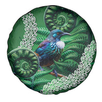 Tui Bird Koru Silver Fern Aotearoa Spare Tire Cover